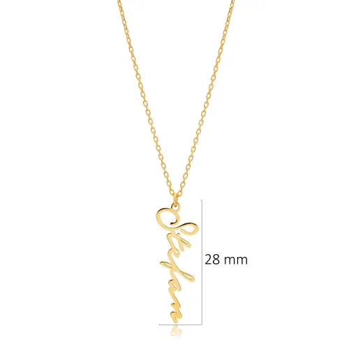 Love Script 925 Sterling Silver Necklace Love Script 925 Sterling Silver Necklace