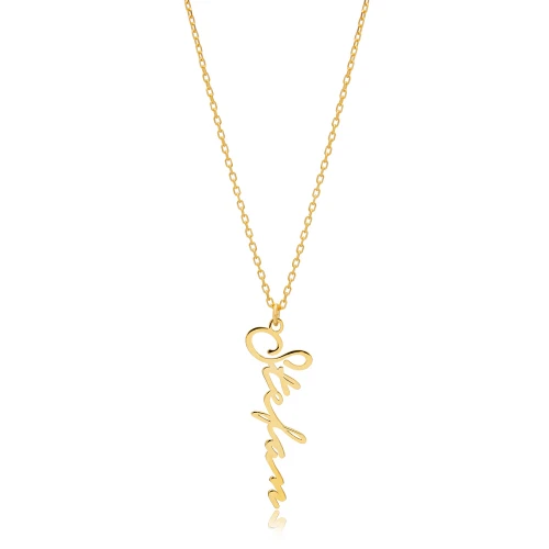 Love Script 925 Sterling Silver Necklace