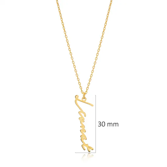 Custom Name Personalized Customized 925 Silver Necklace | 925 Sterling Silver Wholesale | Sade Silver Custom Name Personalized Customized 925 Silver Necklace - Sade 925 Silver Jewelry