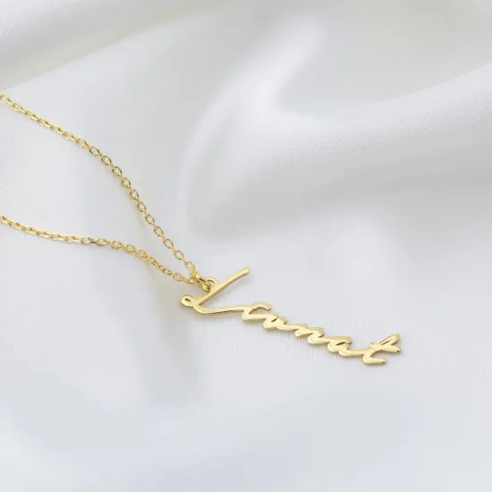 Custom Name Personalized Customized 925 Silver Necklace | 925 Sterling Silver Wholesale | Sade Silver Custom Name Personalized Customized 925 Silver Necklace - Sade 925 Silver Jewelry