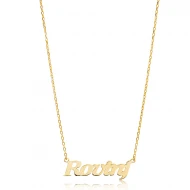Custom Name Personalized Customized Silver Necklace