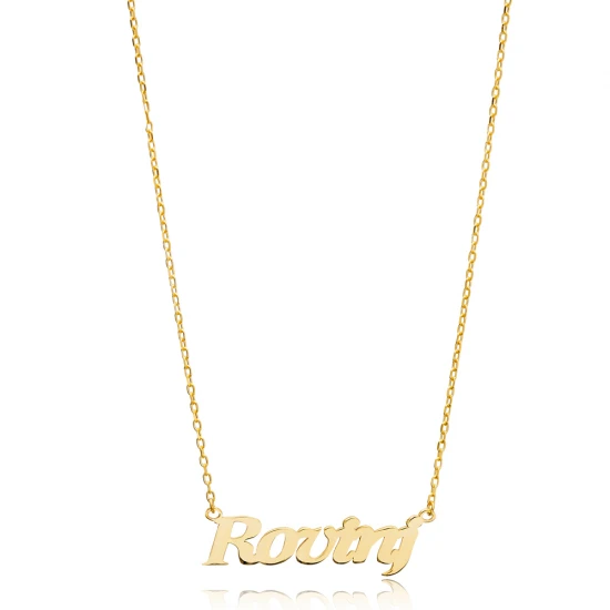 Custom Name Personalized Customized Silver Necklace | 925 Sterling Silver Wholesale | Sade Silver Custom Name Personalized Customized Silver Necklace - Sade 925 Silver Jewelry