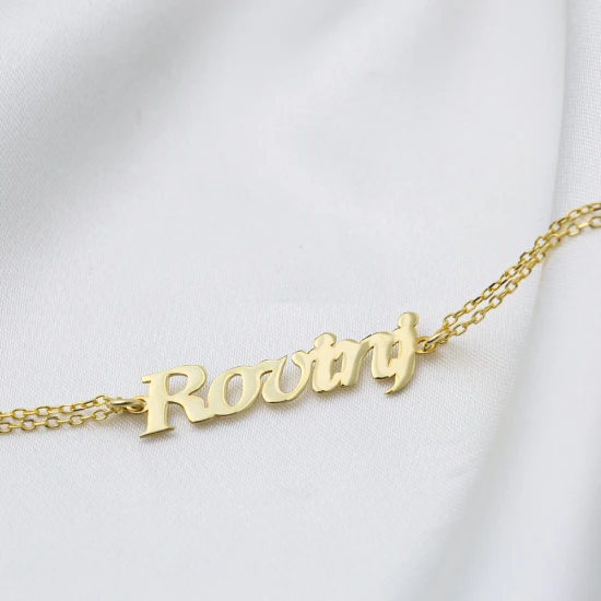 Personalized Custom Name Customized 925 Silver Bracelet | 925 Sterling Silver Wholesale | Sade Silver Personalized Custom Name Customized 925 Silver Bracelet - Sade 925 Silver Jewelry
