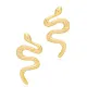 Plain Snake Design 925 Stud Earrings Plain Snake Design 925 Stud Earrings