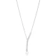 Dainty Y With Pearl 925 Sterling Silver Necklace - Sade 925 Silver Jewelry
