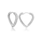 Dainty Heart Design Trendy Hoop Earrings Turkish Wholesale 925 Sterling Silver Jewelry Dainty Heart Design Trendy Hoop Earrings Turkish Wholesale 925 Sterling Silver Jewelry