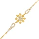 Ship Wheel Shape Women 925 Sterling Silver Bracelet