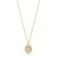 Fashionable CZ Stone Pear Shape Charm Necklace Pendant Turkish 925 Sterling Silver Jewelry Fashionable CZ Stone Pear Shape Charm Necklace Pendant Turkish 925 Sterling Silver Jewelry