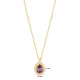 Amethyst Pear 925 Sterling Silver Necklace