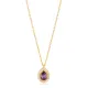 Amethyst Pear 925 Sterling Silver Necklace