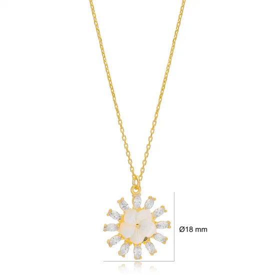Fashion Trendy Flower Design Summer Collection Charm Necklace Pendant Wholesale Turkish 925 Sterling Silver Jewelry Fashion Trendy Flower Design Summer Collection Charm Necklace Pendant Wholesale Turkish 925 Sterling Silver Jewelry