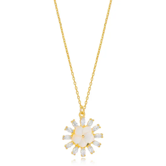 Fashion Trendy Flower Design Summer Collection Charm Necklace Pendant Wholesale Turkish 925 Sterling Silver Jewelry Fashion Trendy Flower Design Summer Collection Charm Necklace Pendant Wholesale Turkish 925 Sterling Silver Jewelry