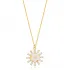 Fashion Trendy Flower Design Summer Collection Charm Necklace Pendant Wholesale Turkish 925 Sterling Silver Jewelry