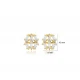Geometric CZ Baguette 925 Sterling Silver Earrings
