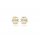 Geometric CZ Baguette 925 Sterling Silver Earrings