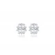Geometric CZ Baguette 925 Sterling Silver Earrings