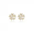 Round CZ Baguette 925 Sterling Silver Earrings