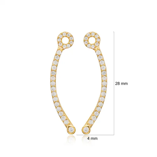 Minimalist Round Style 925 Sterling Silver Earrings
