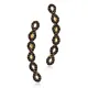 Infinity Stylish Black CZ Climber 925 Silver Earrings Infinity Stylish Black CZ Climber 925 Silver Earrings
