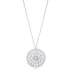 Dainty Zircon Stone Round Flower Design Necklace Pendant Wholesale 925 Sterling Silver Jewelry Dainty Zircon Stone Round Flower Design Necklace Pendant Wholesale 925 Sterling Silver Jewelry
