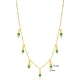 Emerald Minimalist Women Shaker 925 Silver Necklace | 925 Sterling Silver Wholesale | Sade Silver Emerald Minimalist Women Shaker 925 Silver Necklace - Sade 925 Silver Jewelry
