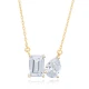 Turkish Cluster CZ 925 Sterling Silver Necklace Turkish Cluster CZ 925 Sterling Silver Necklace