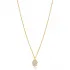 Hamsa Design Zircon Charm Necklace Pendant Turkish Wholesale 925 Sterling Silver Jewelry