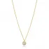 Round CZ Necklace in 925 Sterling Silver