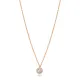 Round CZ Necklace in 925 Sterling Silver Round CZ Necklace in 925 Sterling Silver