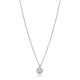 Round CZ Necklace in 925 Sterling Silver Round CZ Necklace in 925 Sterling Silver