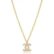 Double C Monogram 925 Sterling Silver Necklace Double C Monogram 925 Sterling Silver Necklace