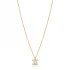 Double C Monogram 925 Sterling Silver Necklace