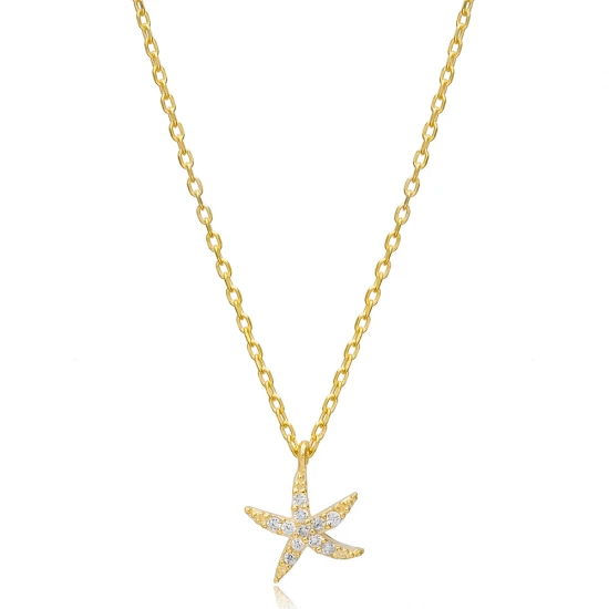 Turkish Starfish 925 Sterling Silver Necklace