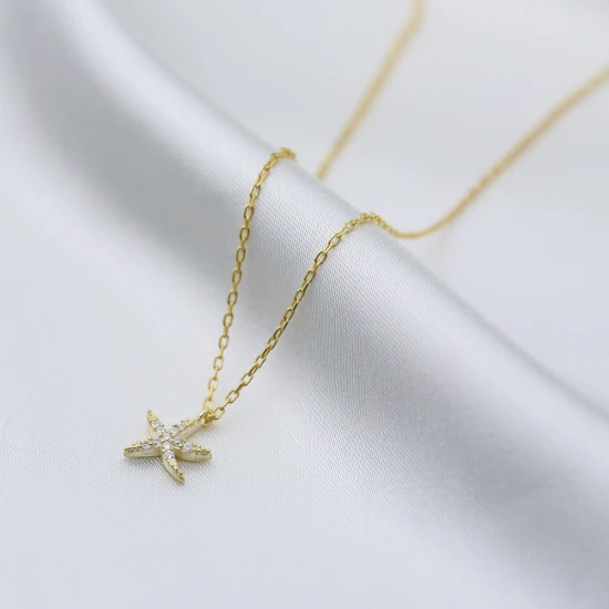Turkish Starfish 925 Sterling Silver Necklace