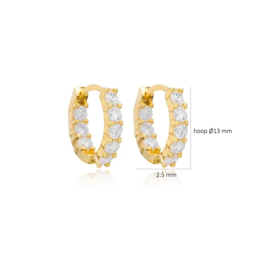 Minimalist Round 925 Sterling Silver Earrings Minimalist Round 925 Sterling Silver Earrings