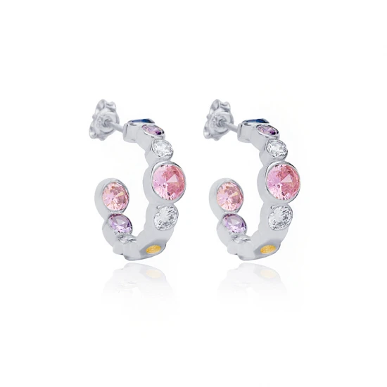 Turkish Multicolor 925 Sterling Silver Earrings
