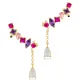Multicolor Stone Drop Cuff Stud Earrings Multicolor Stone Drop Cuff Stud Earrings