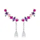 Multicolor Stone Drop Cuff Stud Earrings Multicolor Stone Drop Cuff Stud Earrings