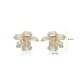 Tiny Cute CZ Baguette 925 Sterling Silver Earrings Tiny Cute CZ Baguette 925 Sterling Silver Earrings