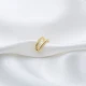 Auger Plain Single 925 Sterling Silver Earrings - Sade 925 Silver Jewelry