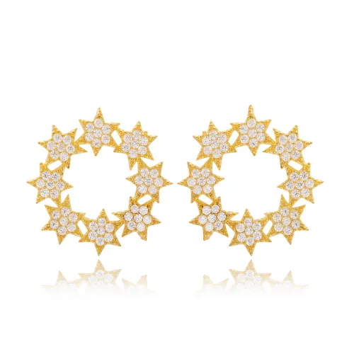 Star Hollow 925 Sterling Silver Earrings Star Hollow 925 Sterling Silver Earrings
