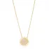 Dainty Sun Design Round Zircon Stone Charm Pendant Wholesale 925 Sterling Silver Jewelry