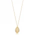 Dainty Seashell CZ 925 Sterling Silver Pendant