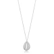Dainty Seashell CZ 925 Sterling Silver Pendant