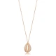 Dainty Seashell CZ 925 Sterling Silver Pendant