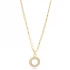 Hollow CZ Pendant in 925 Sterling Silver
