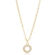 Hollow CZ Pendant in 925 Sterling Silver