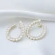 Turkish Clear CZ 925 Sterling Silver Earrings Turkish Clear CZ 925 Sterling Silver Earrings