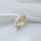 Shiny Square CZ Cluster 925 Sterling Silver Ring