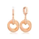 Round Shape Textured Dangle Sterling Silver Earrings Round Shape Textured Dangle Sterling Silver Earrings